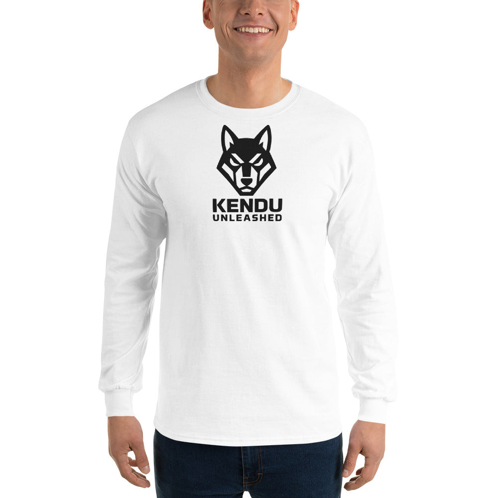 Kendu Unleashed Unisex Long Sleeve T-Shirt Black Logo