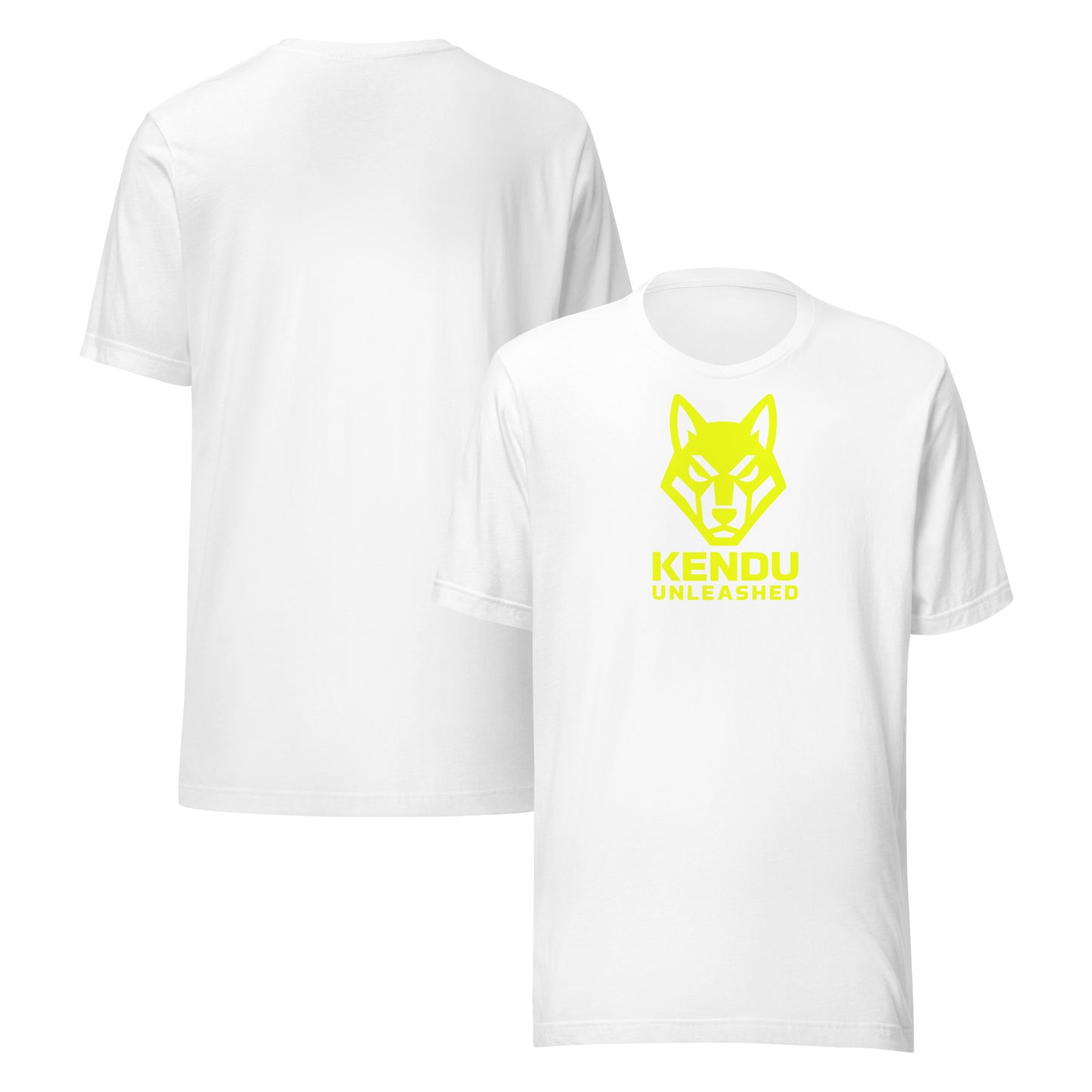 Kendu Unleashed Unisex T-Shirt (Yellow Logo)