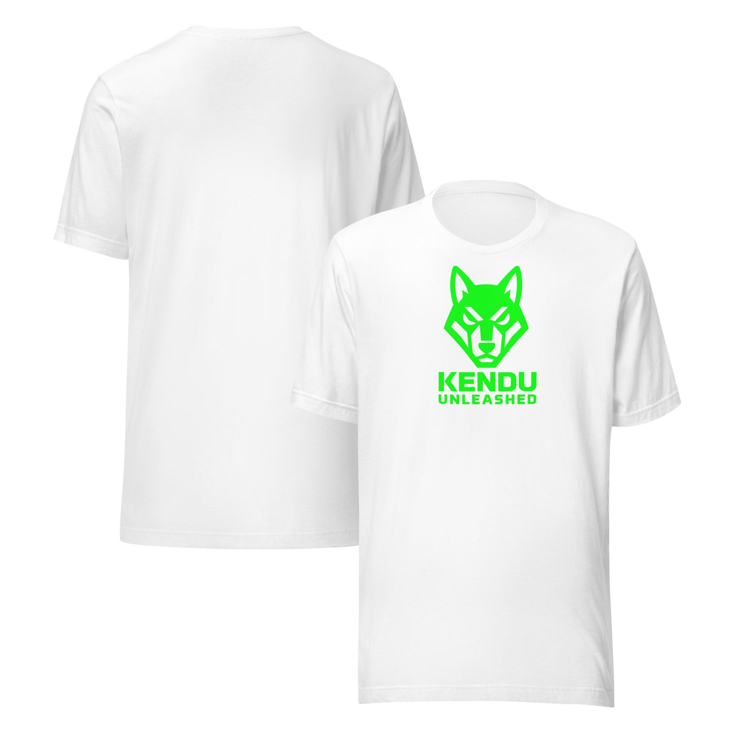 Kendu Unleashed Unisex T-Shirt (Green Logo)