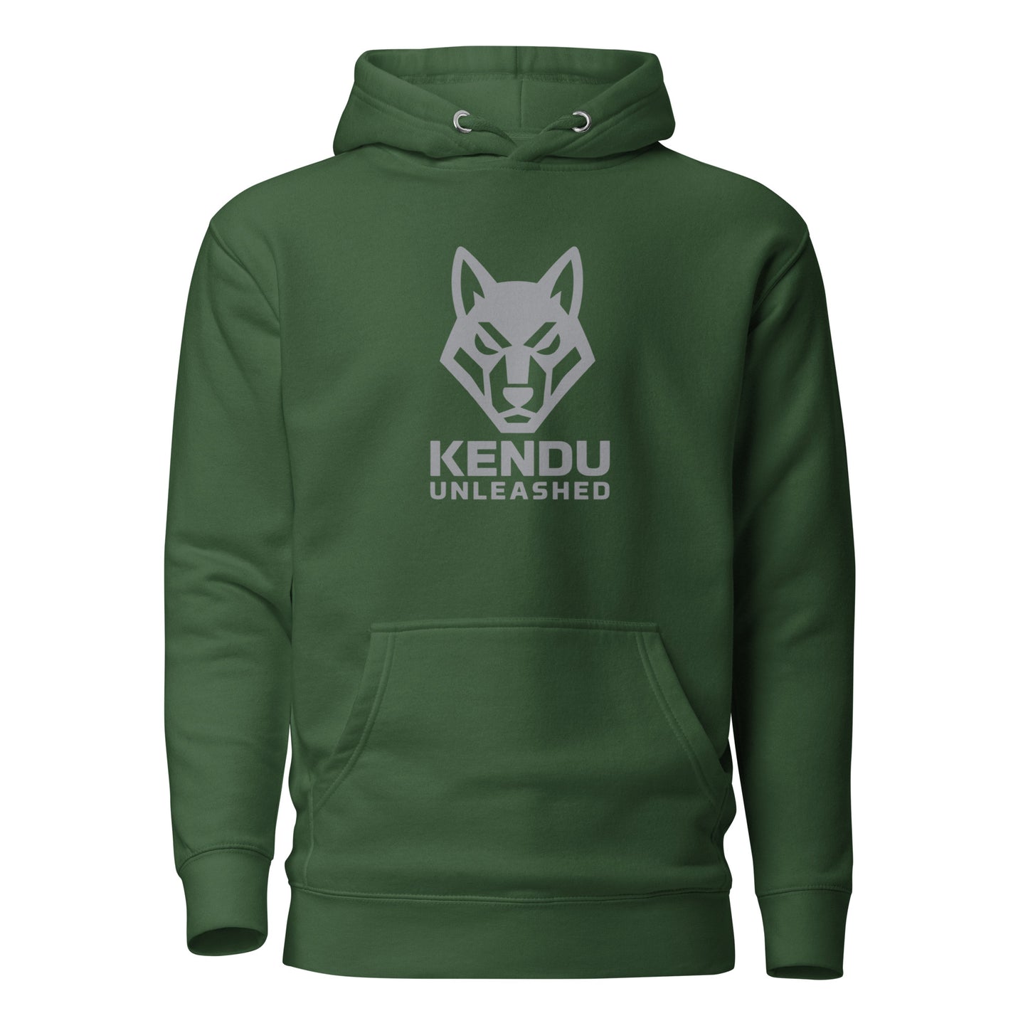 Kendu Unleashed Unisex Hoodie (Gray Logo)