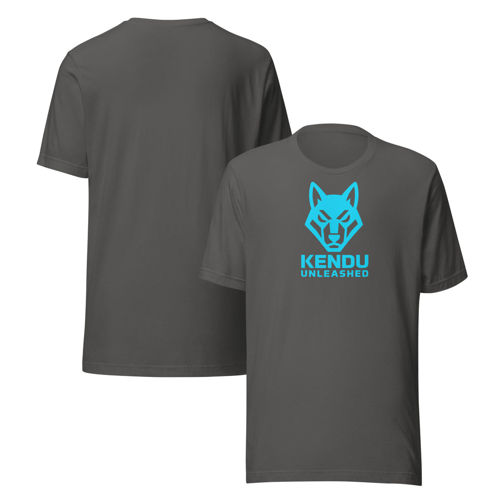 Kendu Unleashed Unisex T-Shirt (Light Blue Logo)