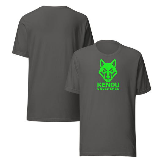Kendu Unleashed Unisex T-Shirt (Green Logo)