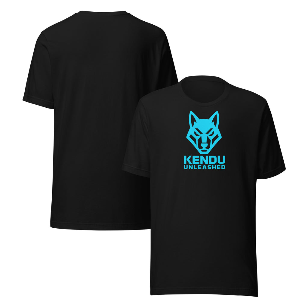 Kendu Unleashed Unisex T-Shirt (Light Blue Logo)