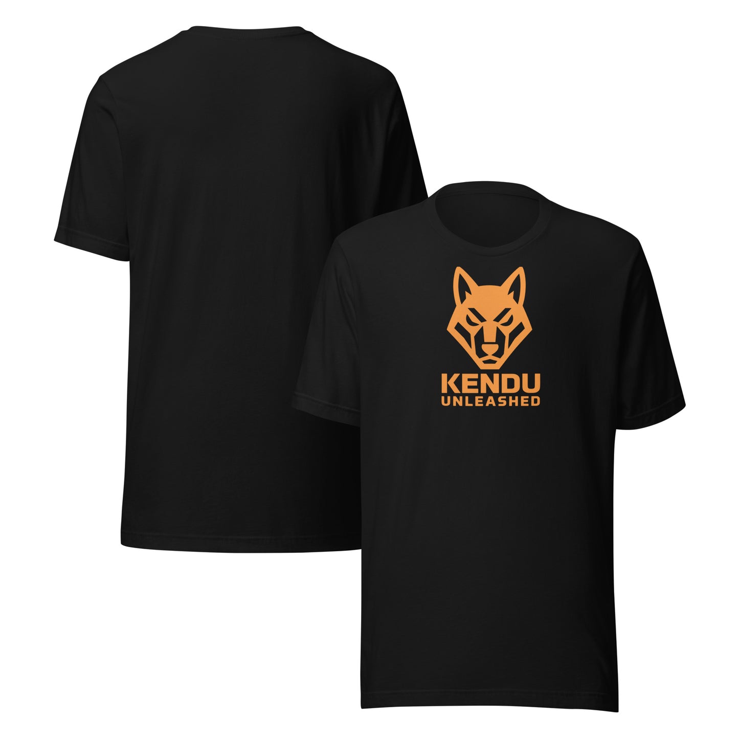 Kendu Unleashed Unisex T-Shirt (Orange Logo)