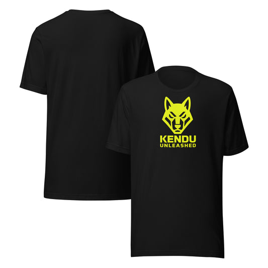 Kendu Unleashed Unisex T-Shirt (Yellow Logo)