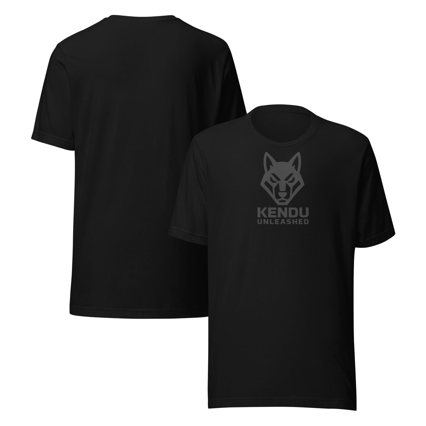 Kendu Unleashed Unisex T-Shirt Black Logo