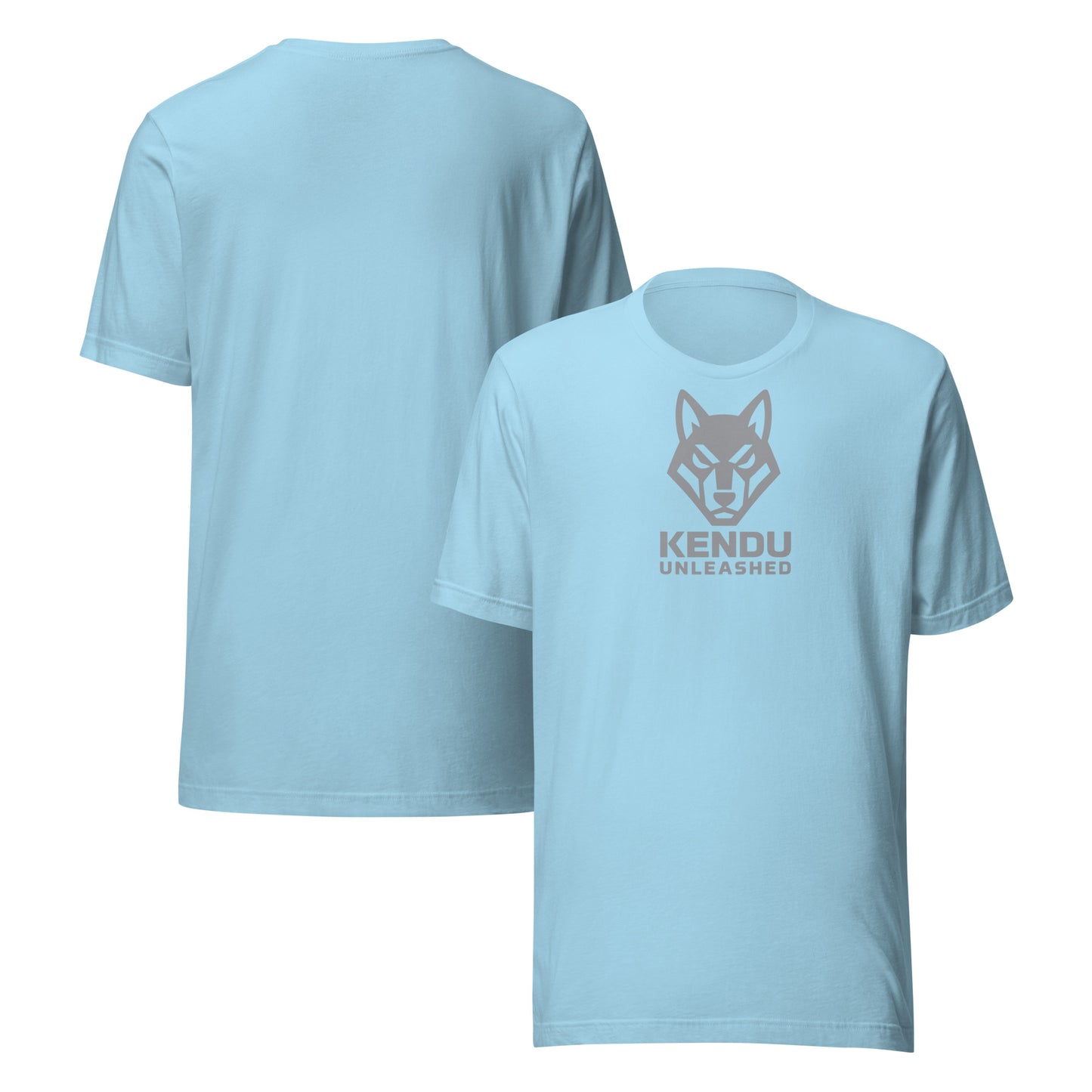 Kendu Unleashed Unisex T-Shirt Gray Logo