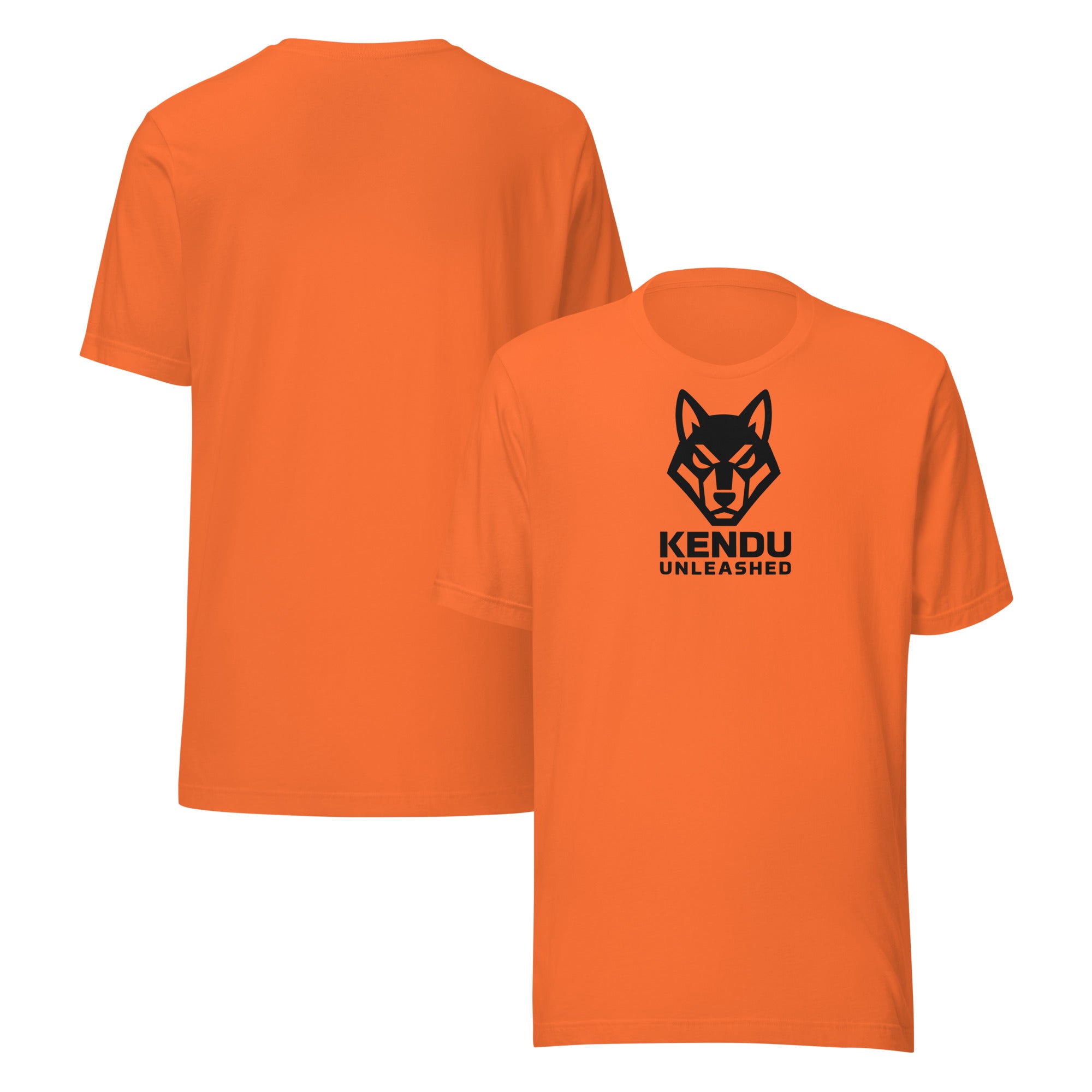 Kendu Unleashed Unisex T-Shirt Black Logo