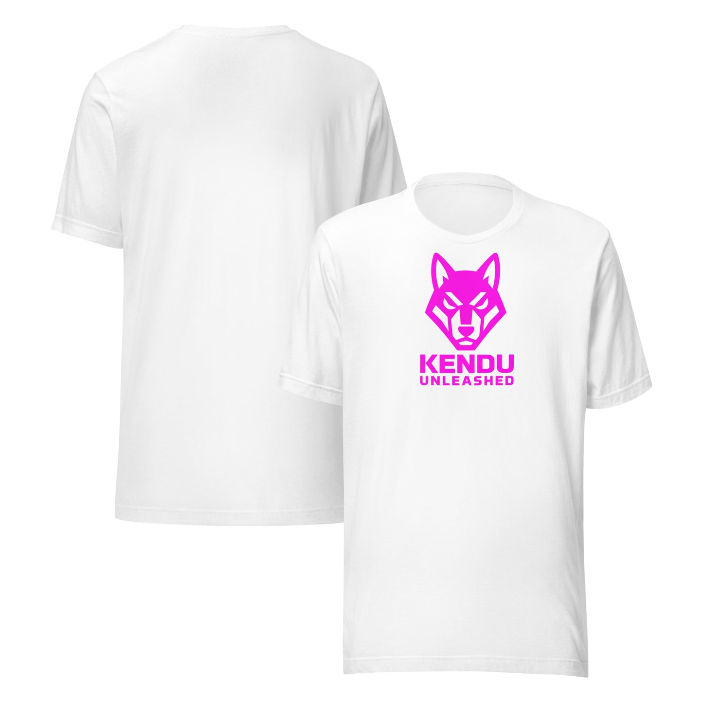 Kendu Unleashed Unisex T-Shirt (Pink Logo)